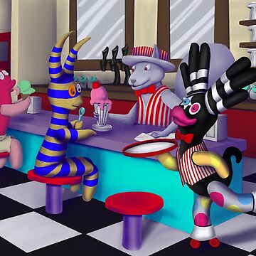 Artwork thumbnail, Ice Cream Shoppe by RoldanArt