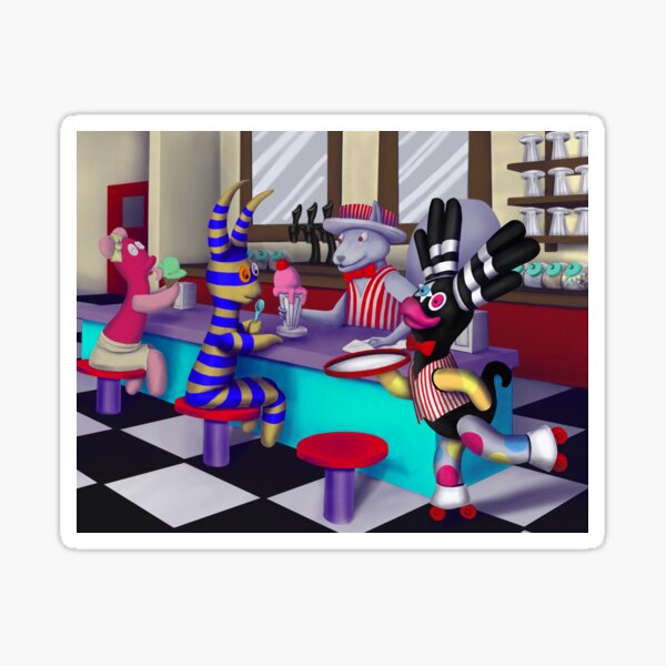 Ice Cream Shoppe Sticker