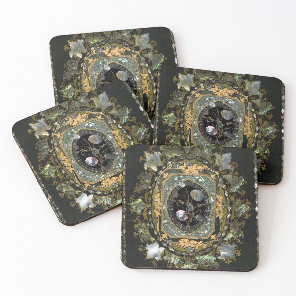 Item preview, Mother Of Pearl Antique Book Cover Design designed and sold by JoolyA.