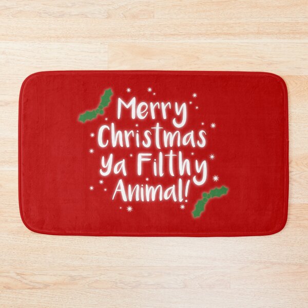 Item preview, Merry Christmas Ya Filthy Animal  designed and sold by SimplyNewDesign.