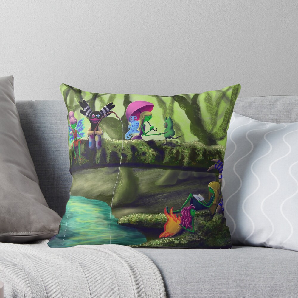 Item preview, Throw Pillow designed and sold by RoldanArt.