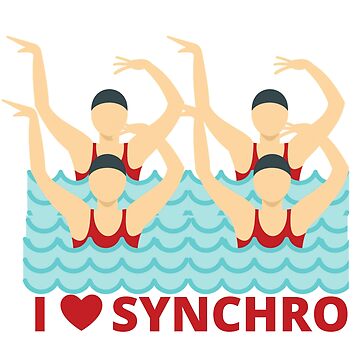 Aqua Artistic Swimming Synchronized Swimming. Artistic swimmers in a  synchro team. Synchronized swimmer Mouse Pad for Sale by LoveSynchro
