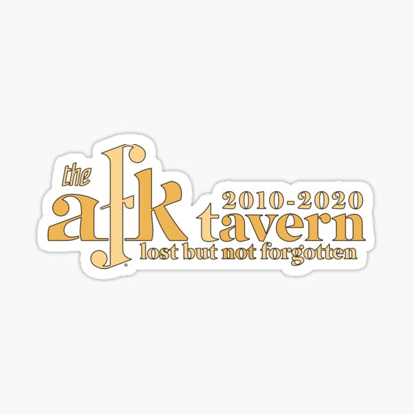 afk tavern lost Sticker