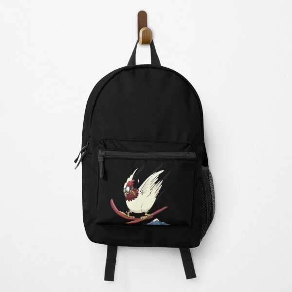 Item preview, Chicken on ski flying downhill designed and sold by Monkey Ful.