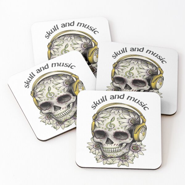 Item preview, skull and music designed and sold by JamalRok04.