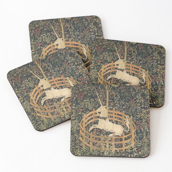The Unicorn In Captivity Coasters (Set of 4)