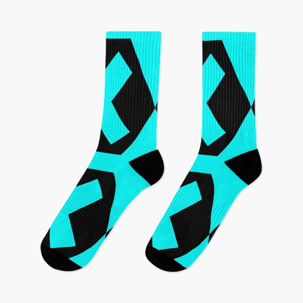 Item preview, X en Hex (aqua X en un hexágono negro) designed and sold by Greenwood2112.