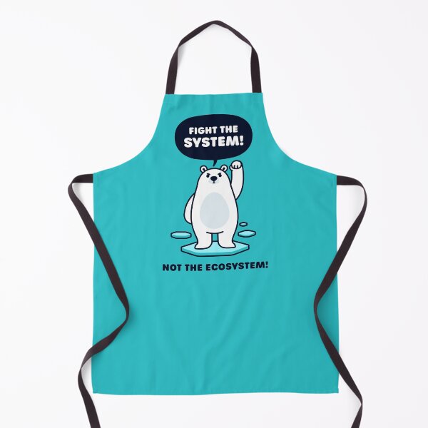 Item preview, Fight the System, Not the Ecosystem - Cute Polar Bear designed and sold by Gudland.