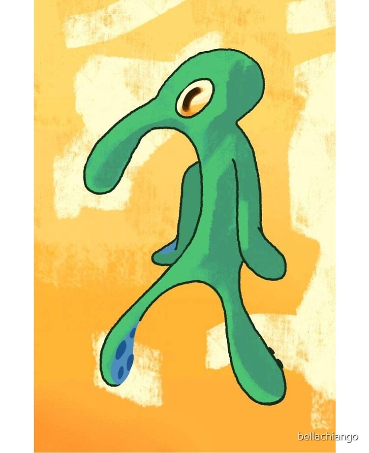 squidward abstract art