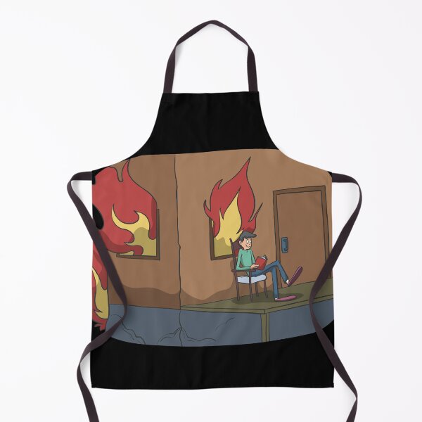 Item preview, Book reading while house is on fire designed and sold by Monkey Ful.
