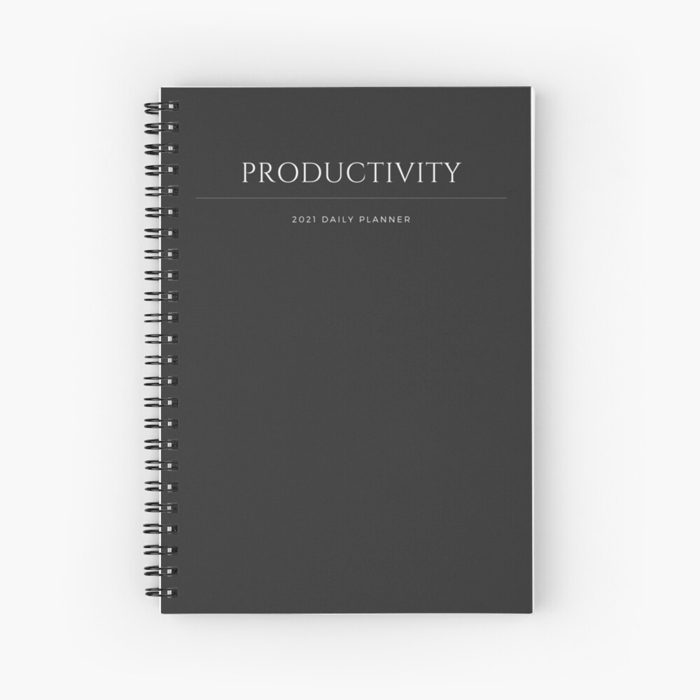 2021-daily-to-do-list-notebook-black-spiral-notebook-by-productivity