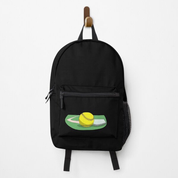 Item preview, Softball on field at the base designed and sold by Monkey Ful.