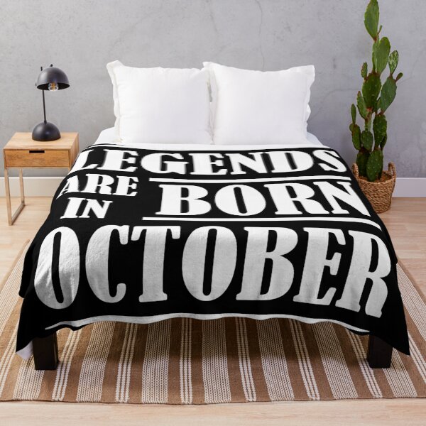 Item preview, Legends Are Born In October | Birthdays designed and sold by SerendipityNow.