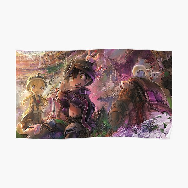 4K Riko y Reg en Made in Abyss Póster