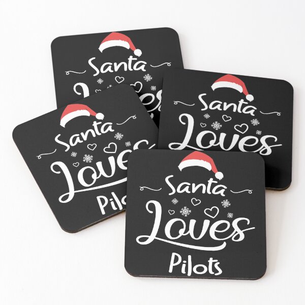 Item preview, Santa Loves Pilots Funny Christmas Gift For Men & Women Xmas Graduation Retirement Thank You Present designed and sold by Thedoode.