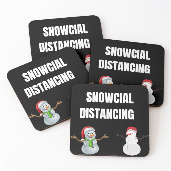Item preview, Snowcial distancing designed and sold by Cafecreative.
