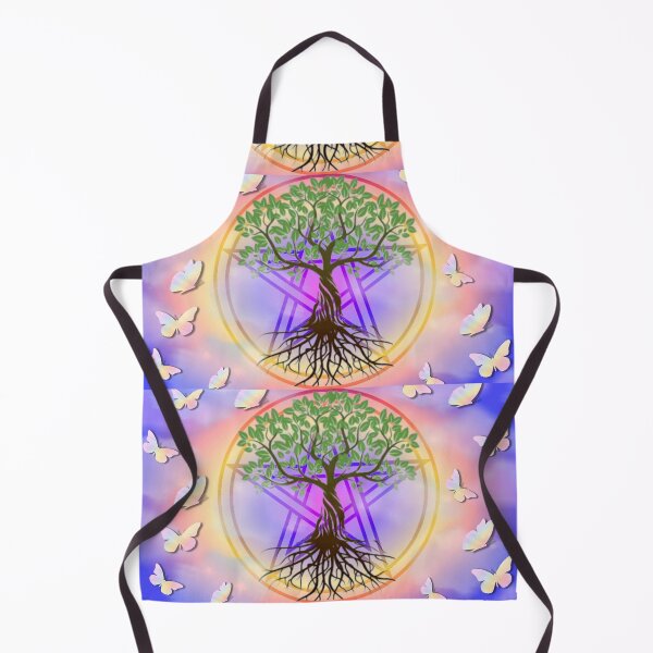Item preview, Tree of life pentagram butterflies designed and sold by TJ-Allen.