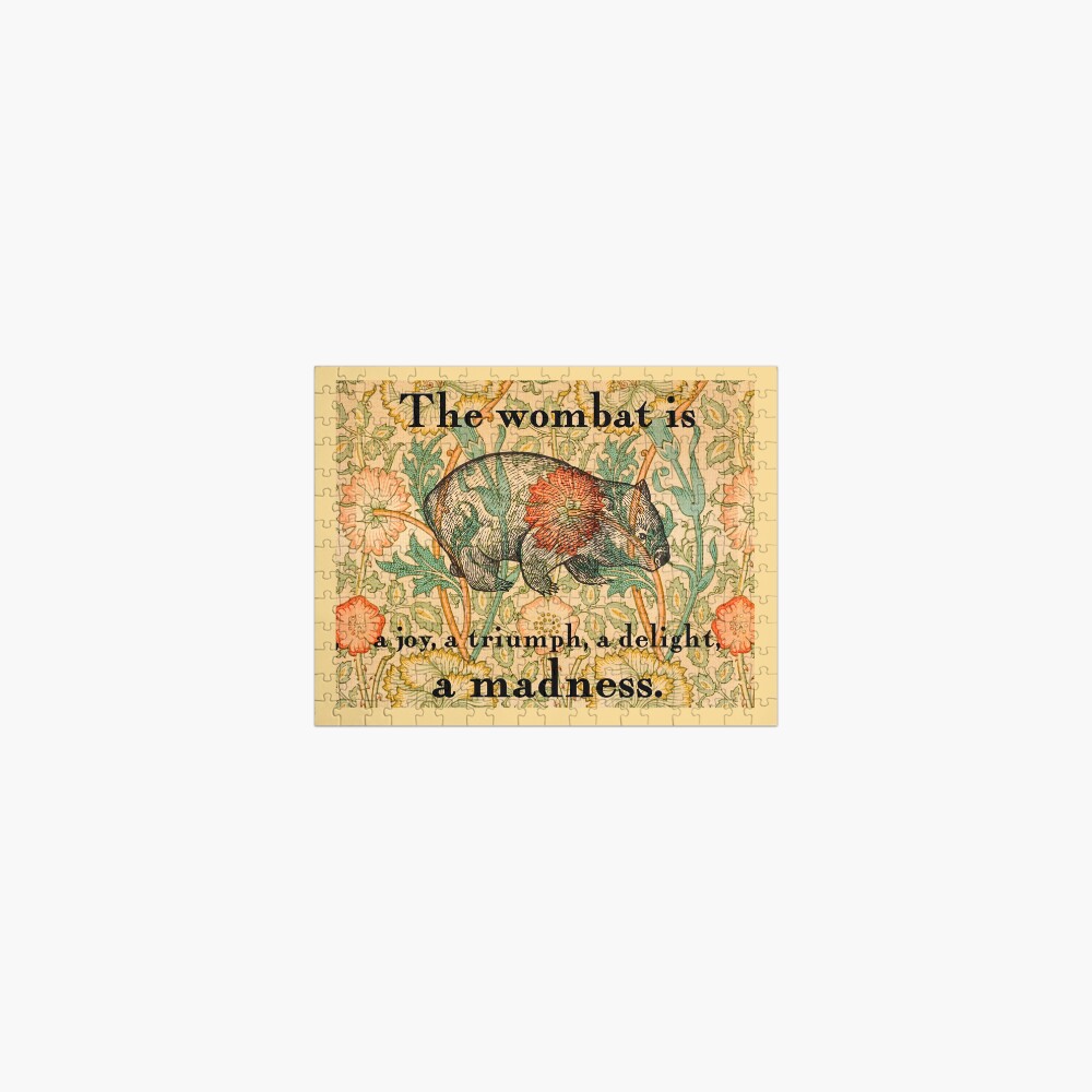 Ode to a Wombat Jigsaw Puzzle