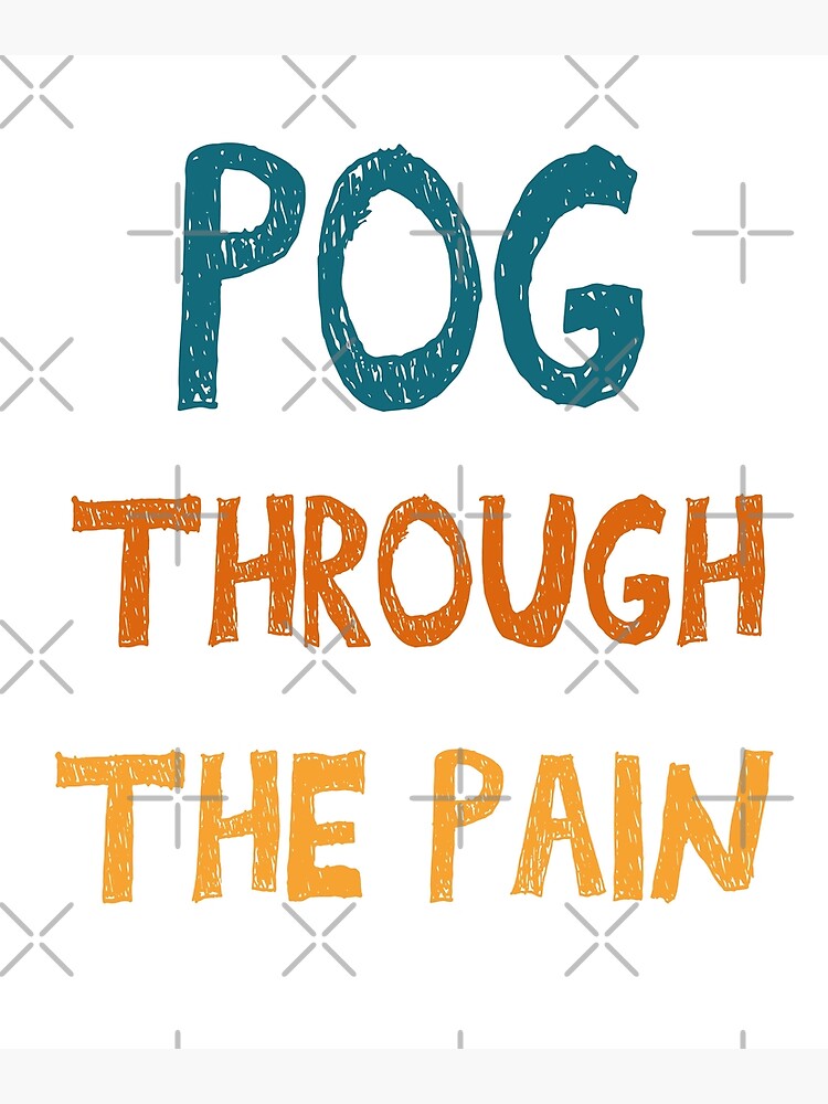 Póster «Pegatina tommyinit, pog a través del dolor» de SimonBN | Redbubble