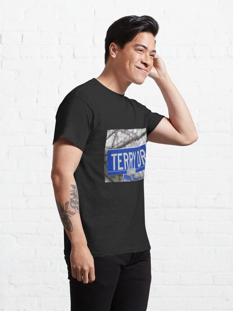 Alternate view of Terry, Terry mask, Terry socks, Terry magnet, Terry sticker Classic T-Shirt