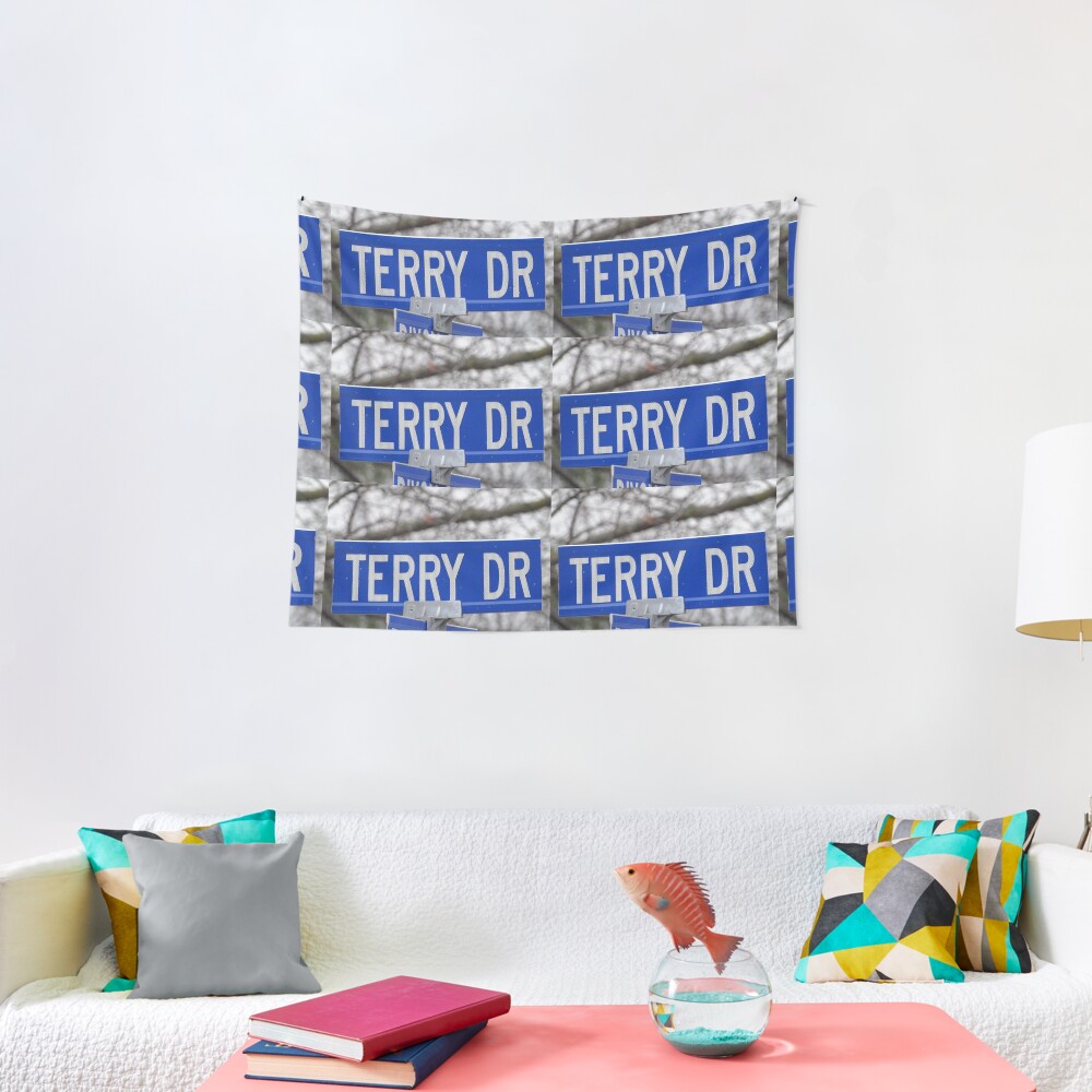 Terry, Terry mask, Terry socks, Terry magnet, Terry sticker Tapestry