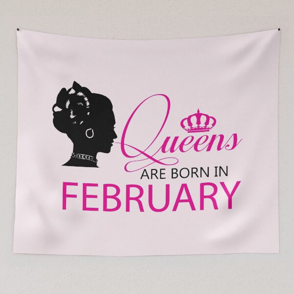 Item preview, Queens Are Born In February | Birthdays designed and sold by SerendipityNow.