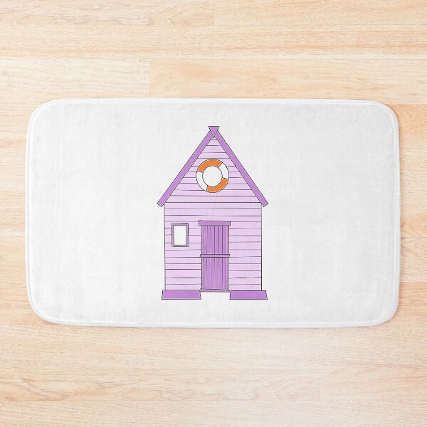 Item preview, Purple Beach Hut drawing designed and sold by Bojkiw.