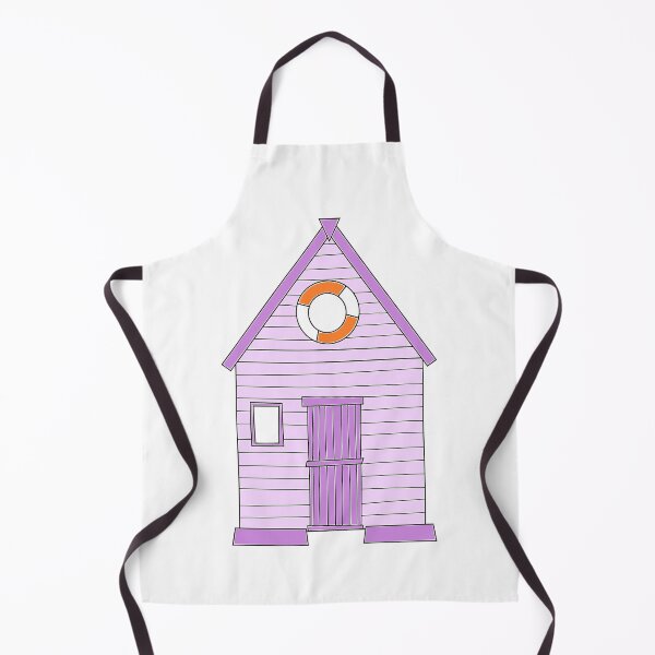Item preview, Purple Beach Hut drawing designed and sold by Bojkiw.