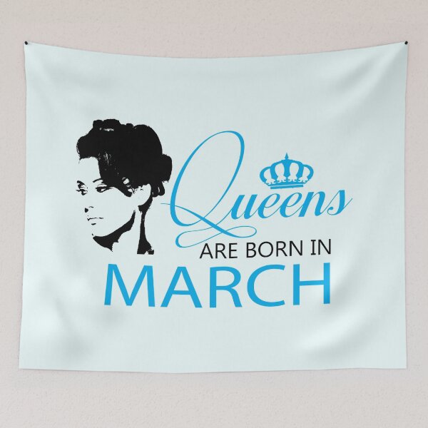 Item preview, Queens Are Born In March | Birthdays designed and sold by SerendipityNow.