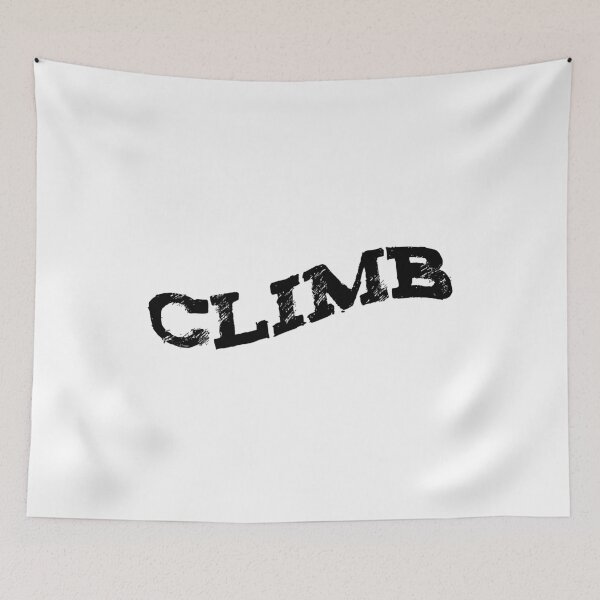 Item preview, Rough Climb Sticker - Rock Climbing Design designed and sold by Seth's Tees.