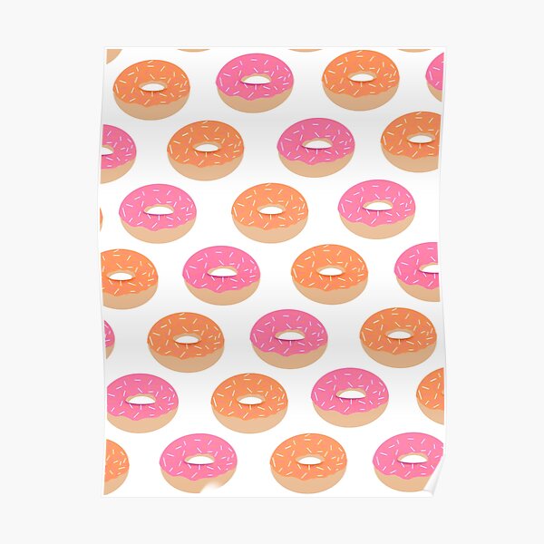 Dunkin Donuts Themed Design Poster