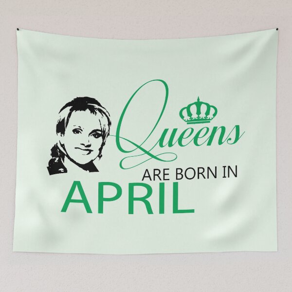 Item preview, Queens Are Born In April | Birthdays designed and sold by SerendipityNow.