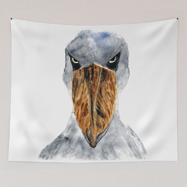 Item preview, Shoebill bird in watercolour designed and sold by Zuzska.
