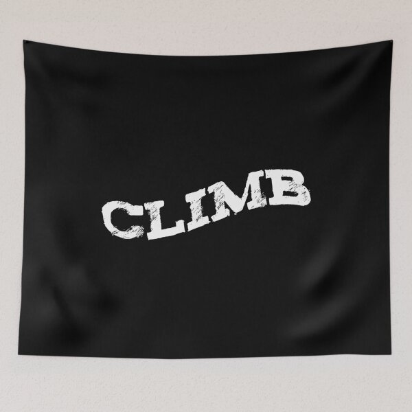 Item preview, Rough Climb Sticker - Rock Climbing Design designed and sold by Seth's Tees.