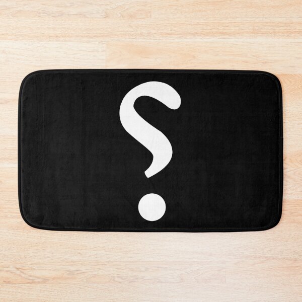 Item preview, Percontation / rhetorical question mark (White) designed and sold by charqui.
