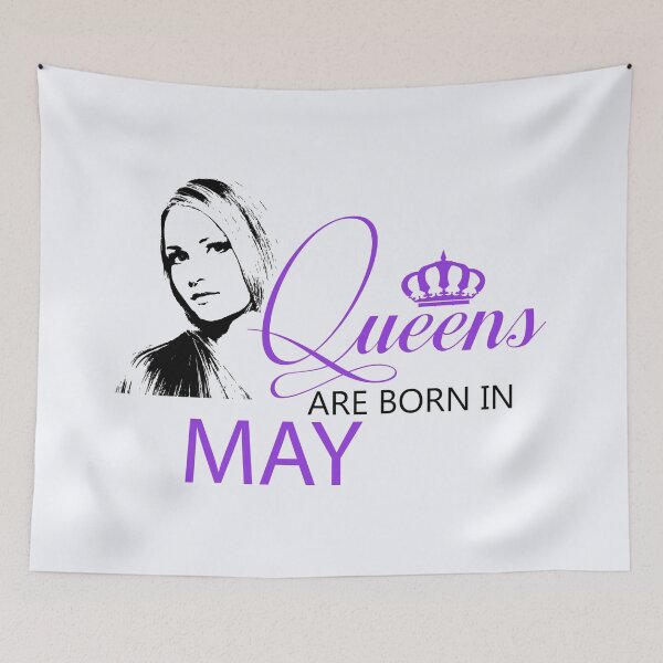 Item preview, Queens Are Born In May | Birthdays designed and sold by SerendipityNow.
