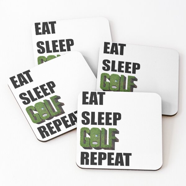 Item preview, Eat Sleep Golf Repeat Negro designed and sold by trivella.