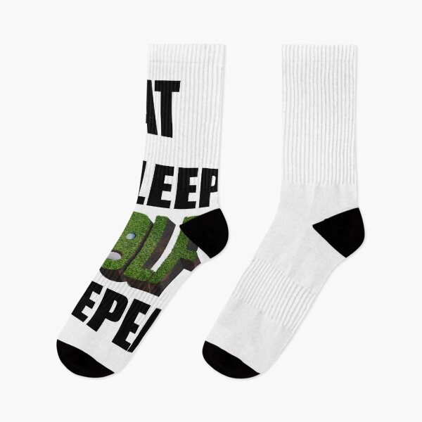 Item preview, Eat Sleep Golf Repeat Black designed and sold by trivella.
