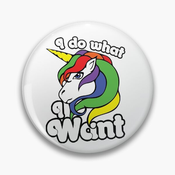 Item preview, I do what I want unicorn designed and sold by FrictionMaxxing.