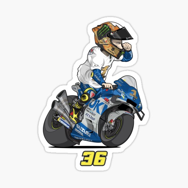 Joan Mir 36 Aufkleber stickers set MotoGP champion suzuki team Laminiert 