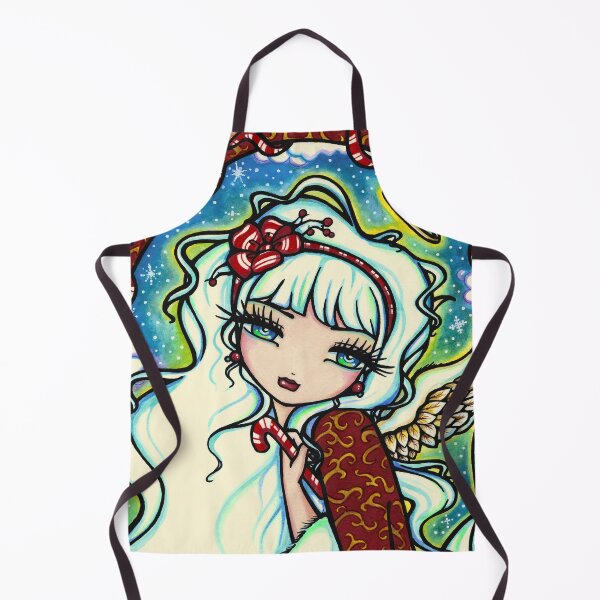 Item preview, Christmas Art Candy Cane Angel  designed and sold by hannahlynnart.