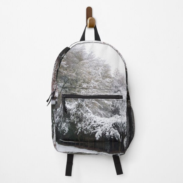 Item preview, SNOW TREES WINTER LANDSCAPE IN TUSCANY FLORENCE Black White Photo designed and sold by BulganLumini.
