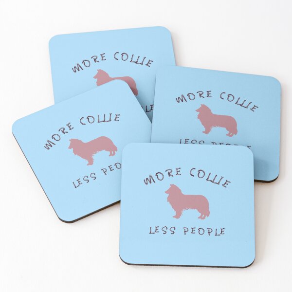 Item preview, More Collie Less People Funny Rough Collie  designed and sold by Guarddogdrive.