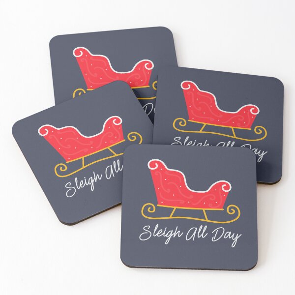 Item preview, Sleigh All Day Christmas Holiday Winter Santa Sleigh Funny Pun Slay All Day designed and sold by gkao.