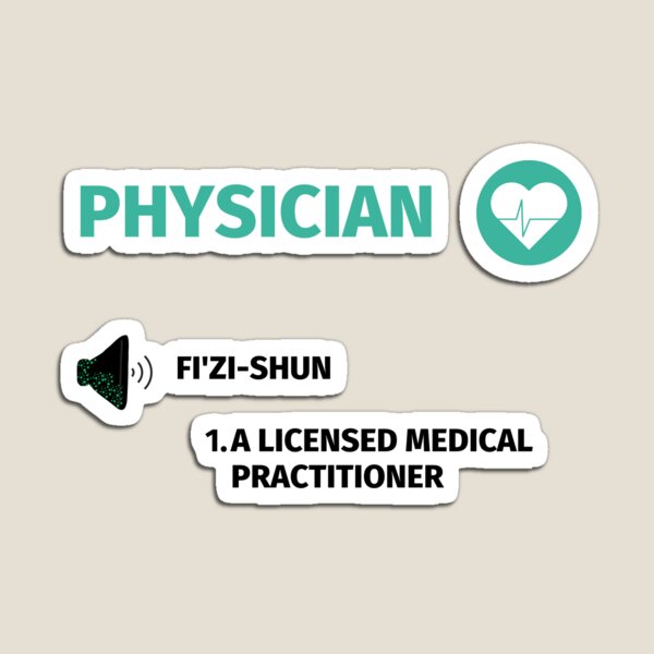 Item preview, Physician definition, funny gift designed and sold by 爱芳 Ai Fang.