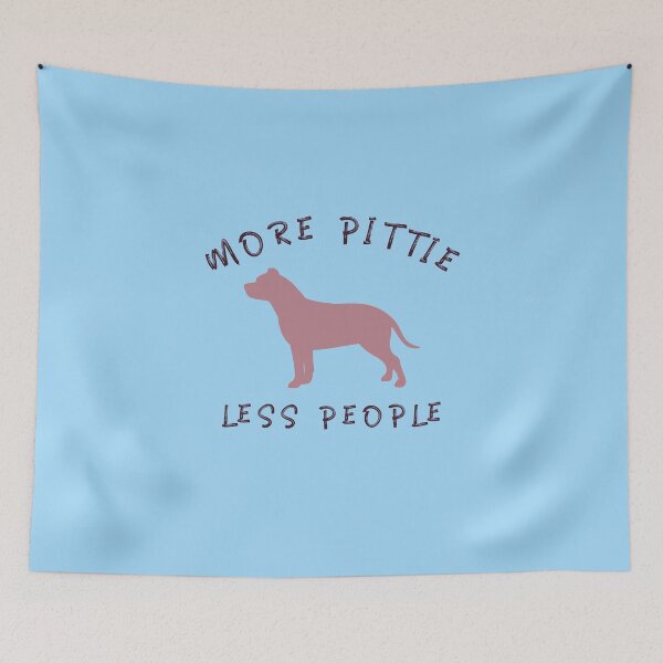 Item preview, Más Pittie Menos Gente Pit Bull Gracioso designed and sold by Guarddogdrive.