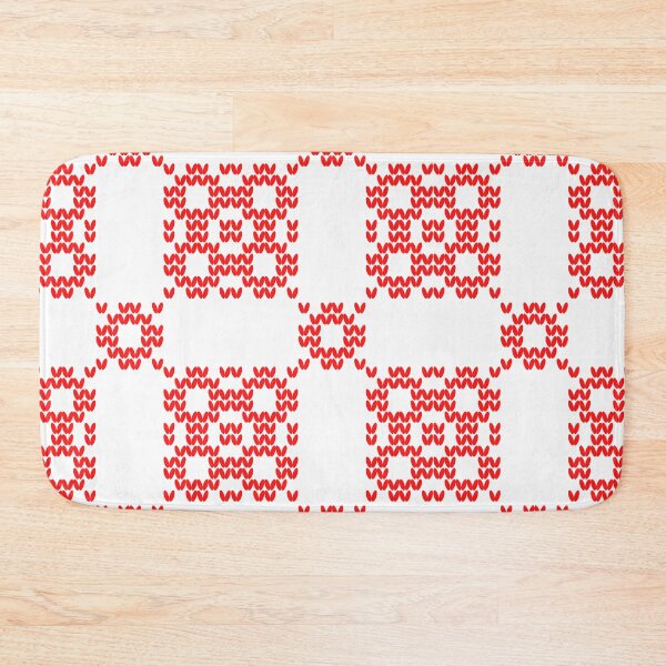 Item preview, Knitted red old fashion Scandinavia pattern designed and sold by Digibee.