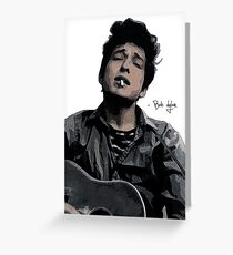 Bob Dylan Greeting Card