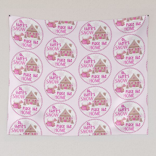 Item preview, Snow Place Like Home - Baby Pink designed and sold by PawsitiveMum.