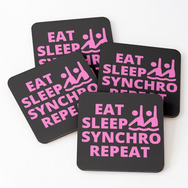 Item preview, Eat, Sleep, Synchro, Repeat | Synchronized Swimmer Slogan designed and sold by LoveSynchro.